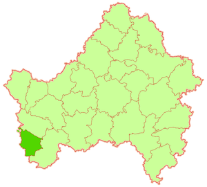 Злынковский район на карте