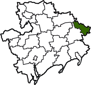 Розовский район на карте
