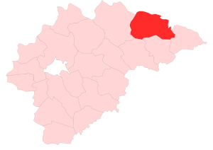 Хвойнинский муниципальный район на карте