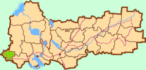 Чагодощенский муниципальный район на карте