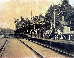 Станция в 1900-е годы