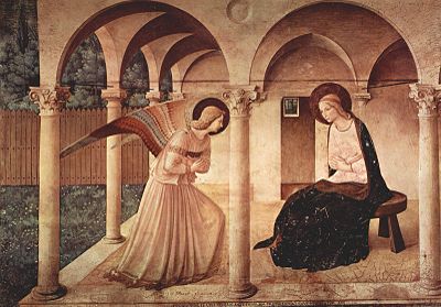 «Благовещение», ок. 1437-1446, Музей Св.Марка, Флоренция