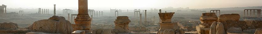 Знаменитый город в пустыне Пальмира (I—II век н. э.)