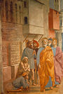 XI=San Pietro che risana con l’ombra, Masaccio (restaurato)